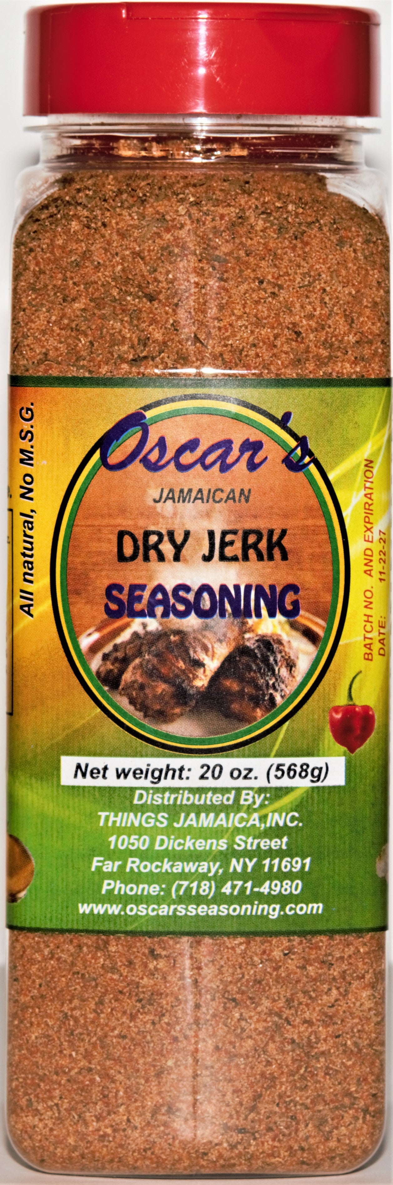 Dry Jerk Seasoning 20 oz